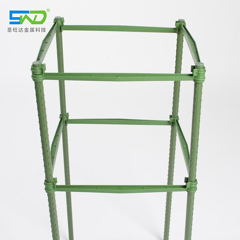 Suprimentos para pilares de jardinagem, conectores de plástico, tubos fixos de aço revestidos de plástico, trepadeiras, suportes de flores, bielas, acessórios de materiais de jardim - imagem 4