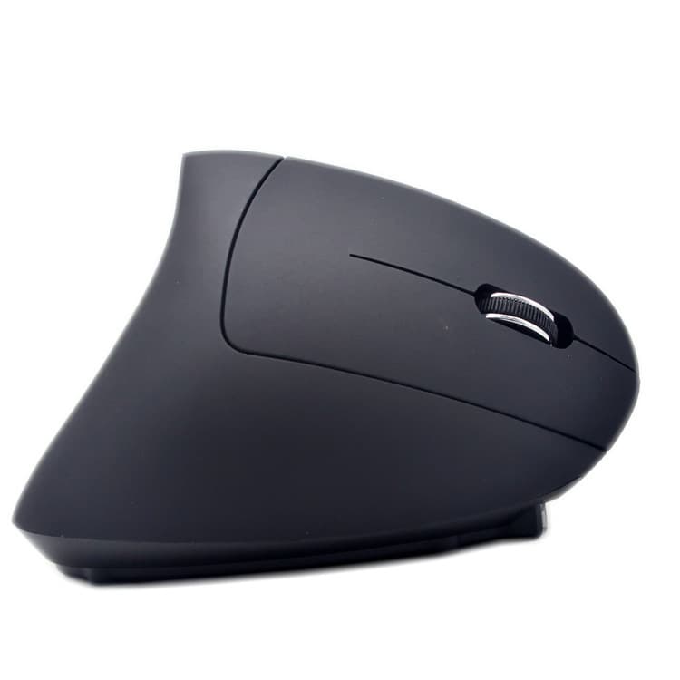 Mouse sem fio silencioso esquerdo, confortável e autêntico, sem atraso, graves ajustáveis, mouse branco luminoso de modo duplo, economia de energia - imagem 6