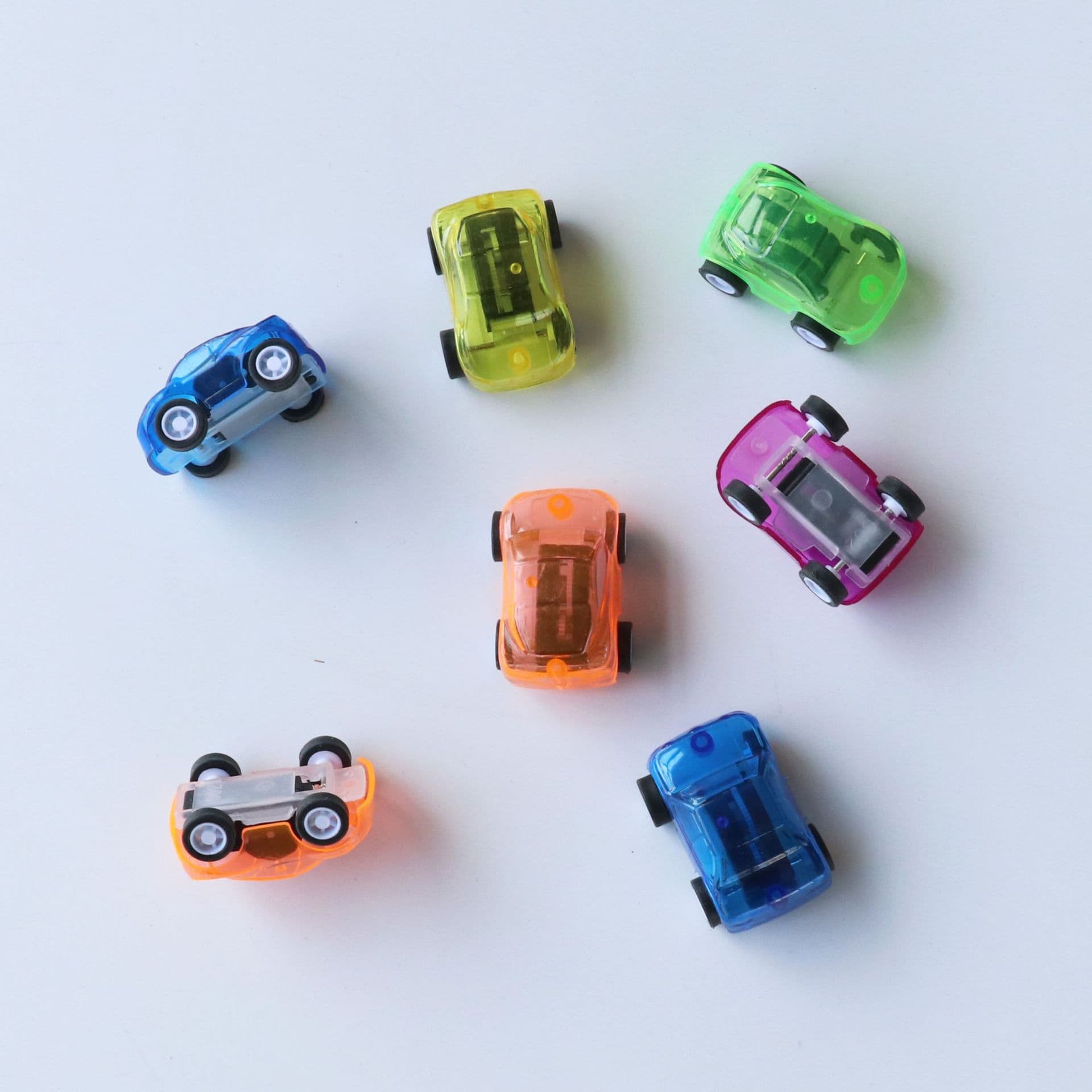 Carro transparente bonito menino brinquedo carro puxar para trás carro criativo mini carro para crianças e bebês - imagem 5