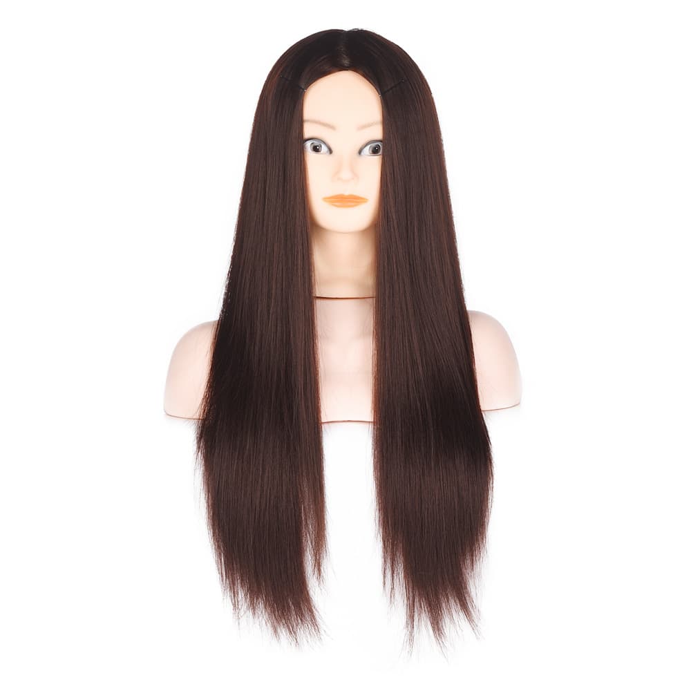 Peruca, cabeça de manequim, grampo para trançar cabelo, prática, treinamento - imagem 4