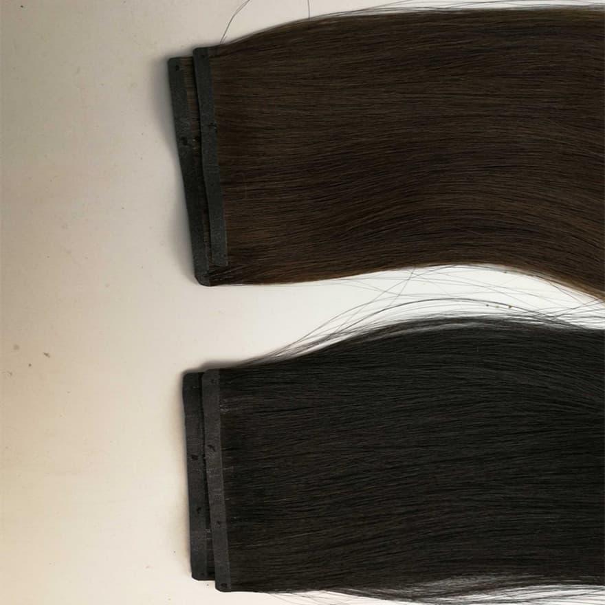 Grampos de cabelo feitos de cabelo real, peruca invisível ultrafina feita à mão - imagem 4