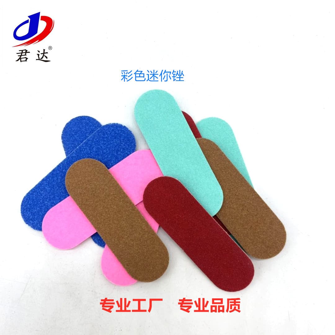 Mini lixa de folheado de vendas diretas da fábrica, lixa de unha oblonga, tira de fricção, tira de manicure, lixa de folheado descartável - imagem 1