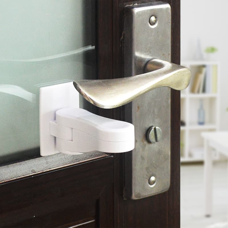 Maçaneta da porta do bebê, fechadura de segurança, fechadura de nível da porta, maçaneta da porta, fechadura fixa, best-seller da Amazon - imagem 1