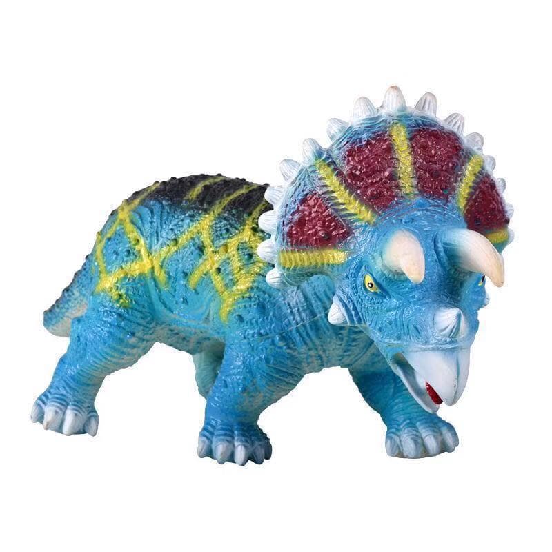 (Comércio internacional), dinossauro, brinquedo, modelo animal de borracha macia, molde triangular, Amazon, presente de aniversário, tiranossauro Rex - imagem 6