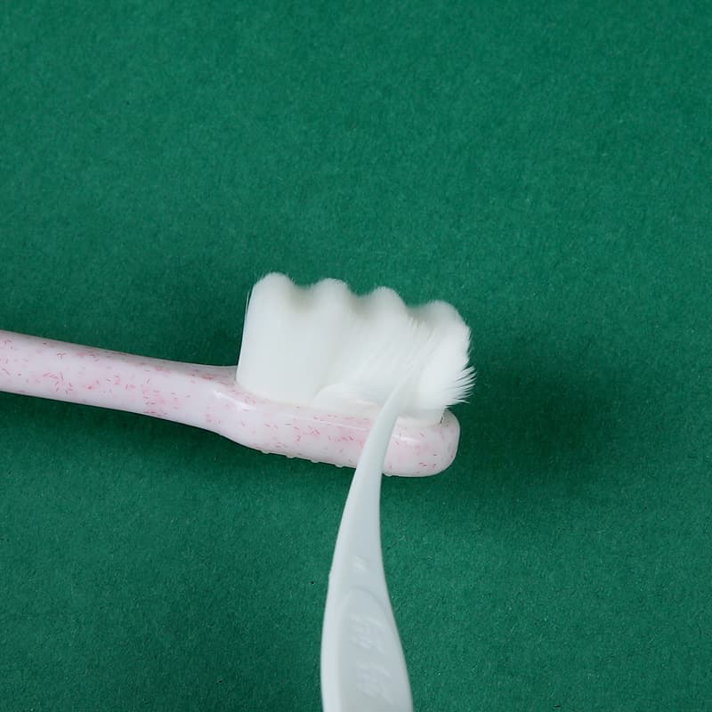 [成人轻奢万毛牙刷单支管装波浪形孕妇月子护龈细软毛牙刷现货批发] - imagem 5