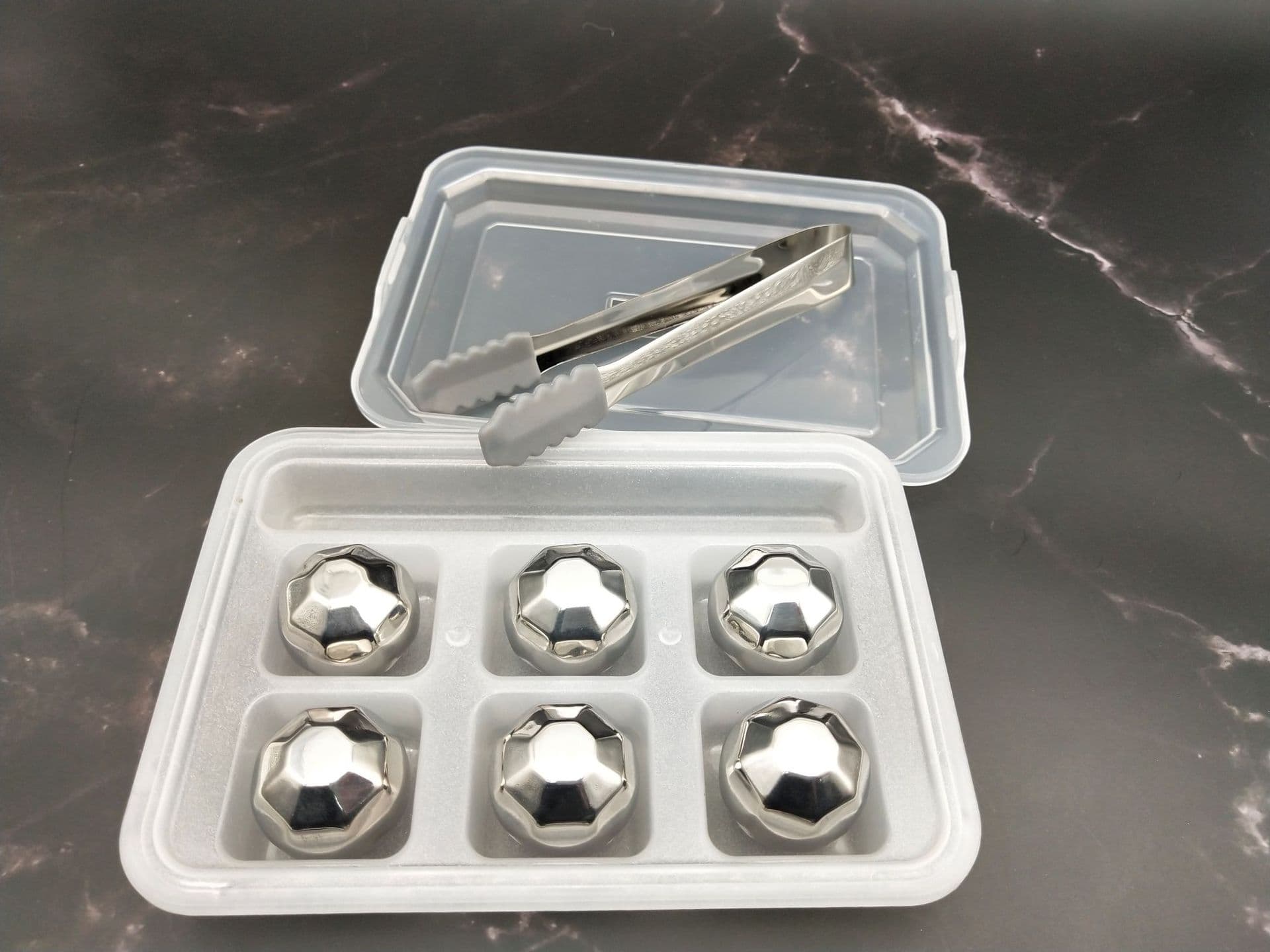 Cubos de gelo em aço inoxidável, shaker de resfriamento para uísque, (Física) - imagem 3