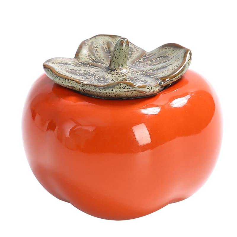 Lata de chá de caqui, lata de doces de casamento ruyi de caqui, lata de doces de presente de casamento, caixa de doces de cerâmica pequena loja feliz, preço especial - imagem 6