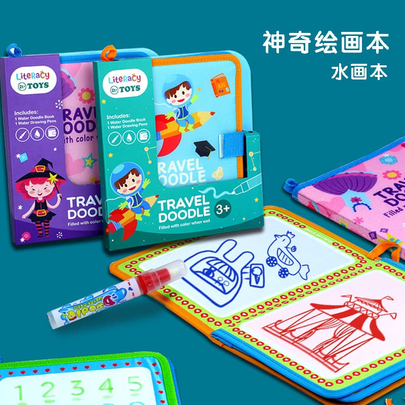 Livro infantil com fotos, livro de colorir digital mágico para estudantes, caderno para jardim de infância, avental de desenho, álbum de fotos, graffiti - imagem 1