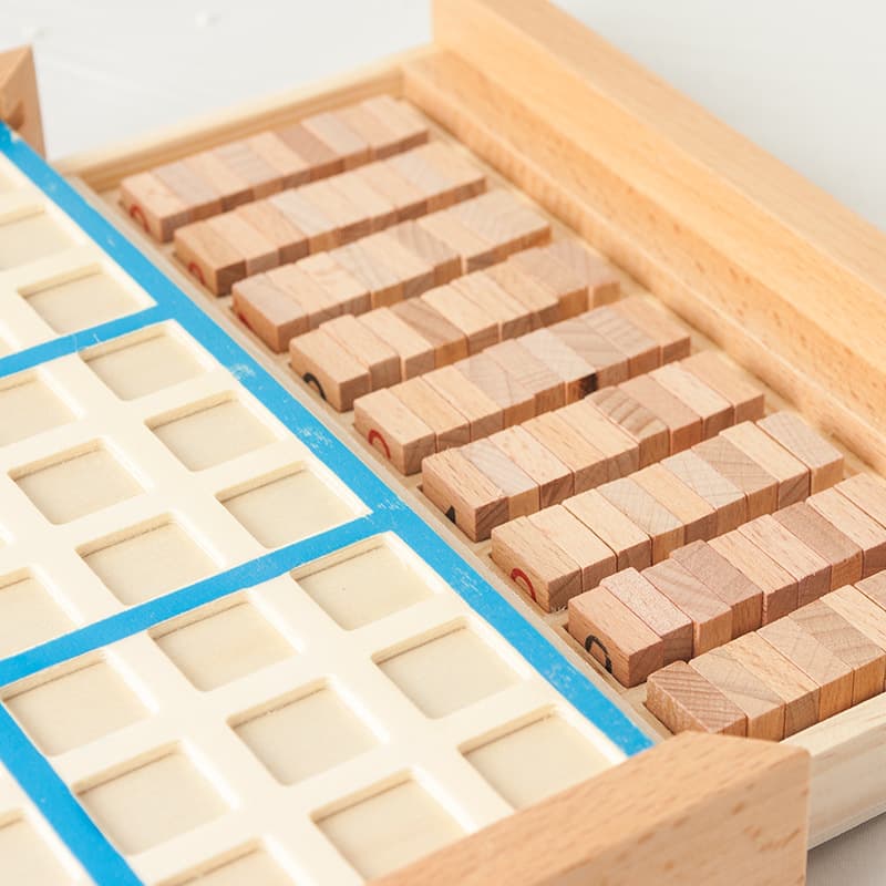 Sudoku de madeira para estudantes, jogo de tabuleiro intelectual lógico, brinquedo, xadrez, pensamento lógico - imagem 2