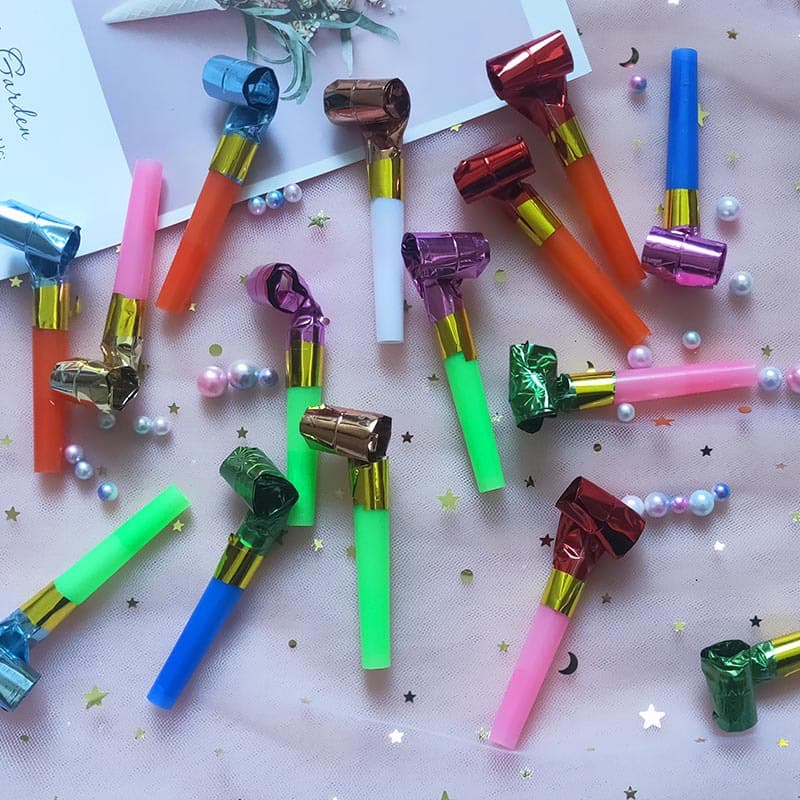 [儿童玩具生日吹龙口哨搞怪创意吹吹卷地摊玩具批发派对助威道具] - imagem 4