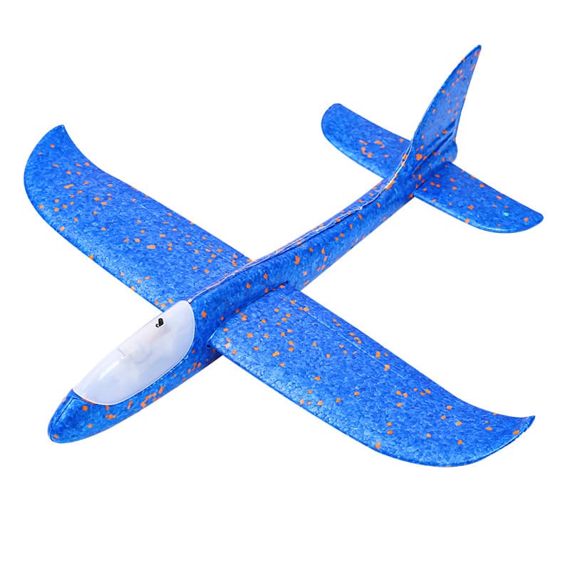 Brinquedo brilhante, grande avião de espuma, minifigura, proteção contra quedas - imagem 6