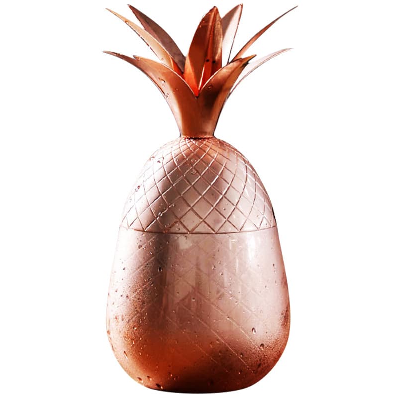 Copo de vinho de coquetel, xícara de chá criativa de cobre metálico em aço inoxidável - imagem 5
