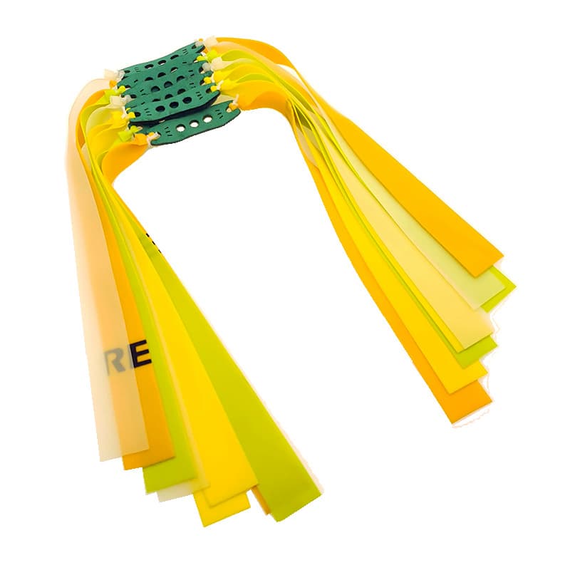 Corda de cabelo com elásticos planos, estilingue elástico durável, maior espessura - imagem 6