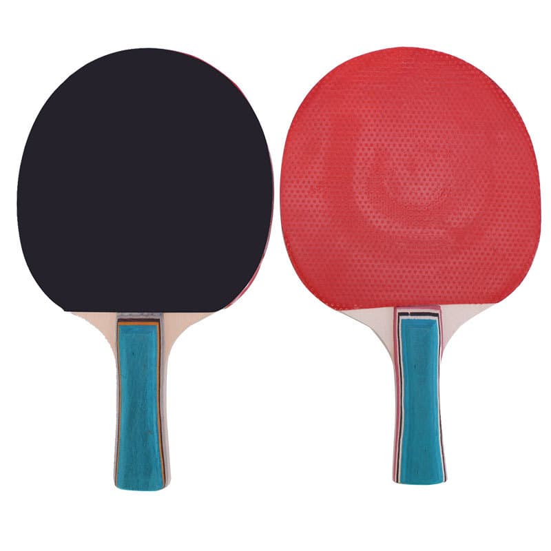 Raquete dupla face de madeira natural para tênis de mesa para treinamento de estudantes - imagem 1