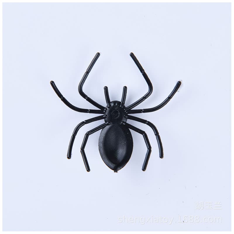 Adereços de decoração de festa de halloween transfronteiriço, simulação de aranha complicada, aranha de pé dobrado, 2.5*3.2cm, brinquedo complicado - imagem 5