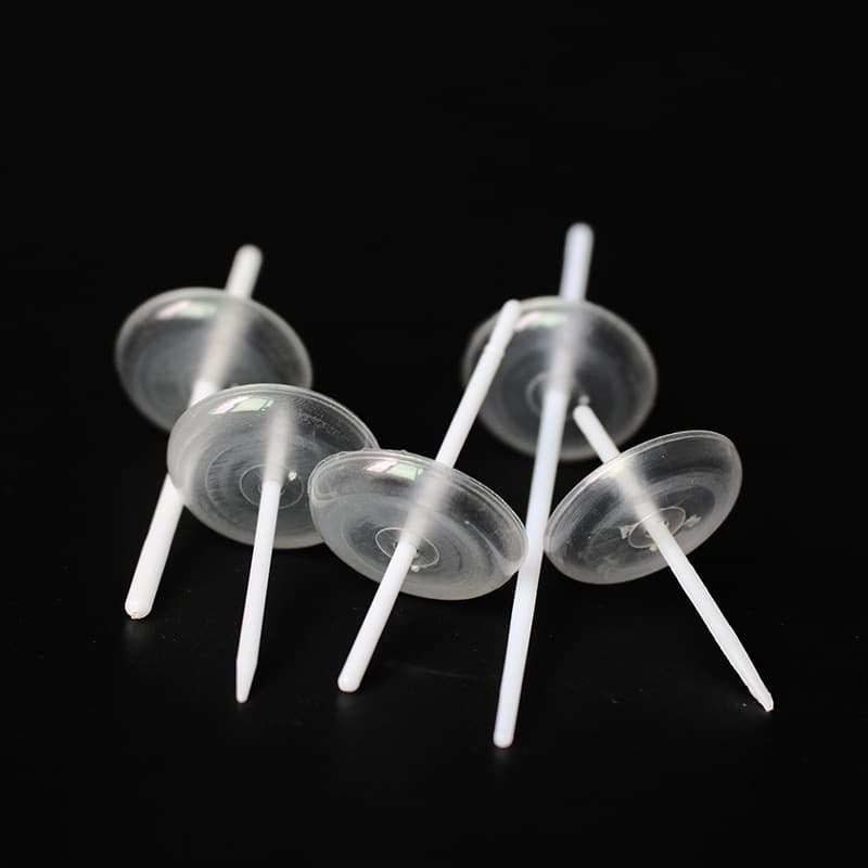 Fabricante atacado bandeja de vela de plástico redonda anti-gotejamento acessórios de cera PP buraco transparente suporte de vela de bolo sanitário - imagem 4