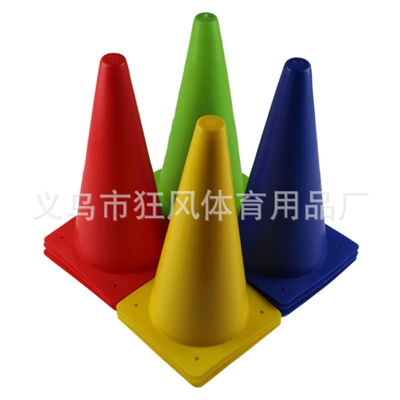 Produção e atacado de 32cm logotipo barril cone obstáculo de treinamento de futebol novo material macio - imagem 4