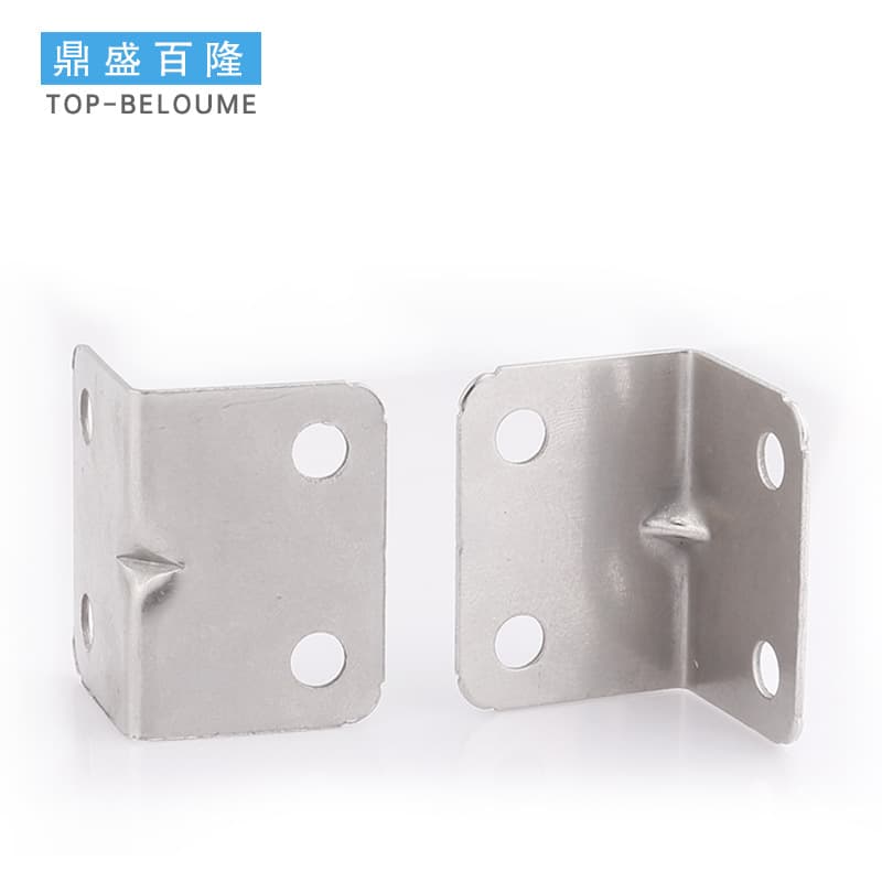 Código de ângulo de ferro, conector de ângulo reto, 90 graus, em forma de l, ângulo de 7 formatos, suporte fixo de ferro, perna de mesa, triângulo, peça de ferro - imagem 3