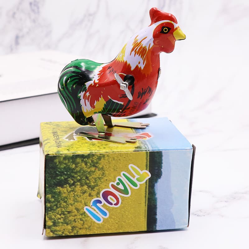 Sapo de ferro tipo H-01, bebê de brinquedo de corda nostálgico, sapo de ferro de corda, lote clássico de brinquedos de barraca de rua - imagem 9