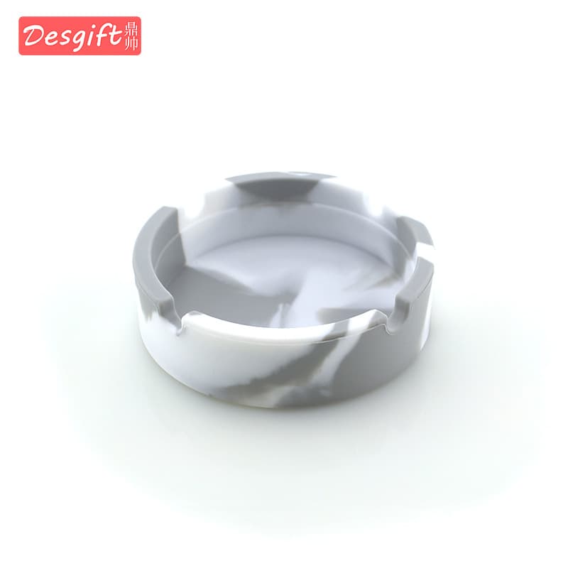 Transfronteiriço venda quente cinzeiro de silicone padrão camuflagem cor misturada caixa cinzeiro redondo internet café ktv logotipo impresso - imagem 15