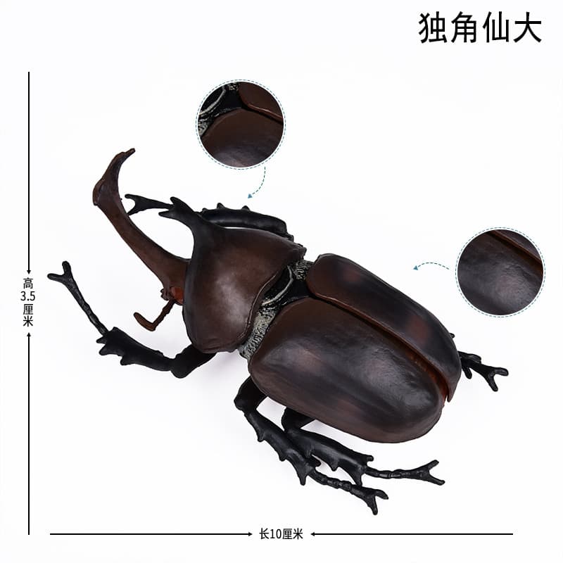 Amostra realista de plástico com borboleta, modelo animal, libélula - imagem 5