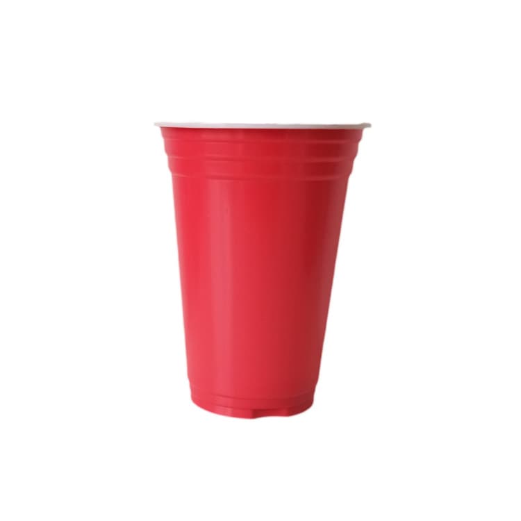 Copo de sorvete vermelho descartável de 300ML - imagem 1