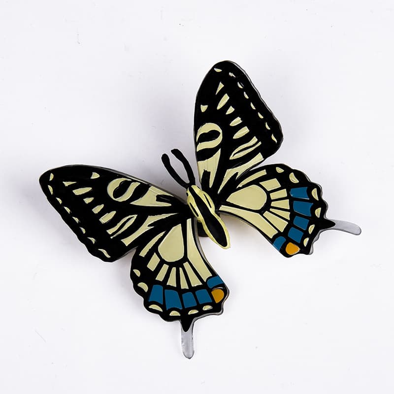 Amostra realista de plástico com borboleta, modelo animal, libélula - imagem 4