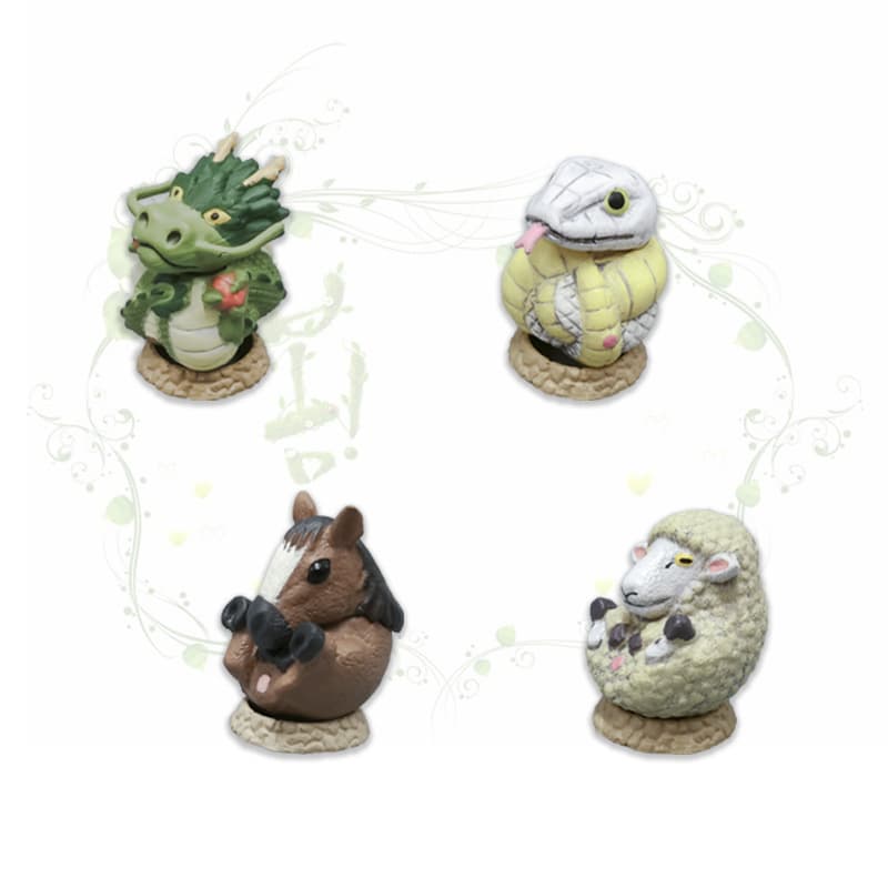 Modelo de simulação dos doze signos do zodíaco: rato, boi, tigre, coelho, dragão, cobra, cavalo, ovelha, macaco, galinha, cachorro, porco modelo animal modelo do zodíaco - imagem 4