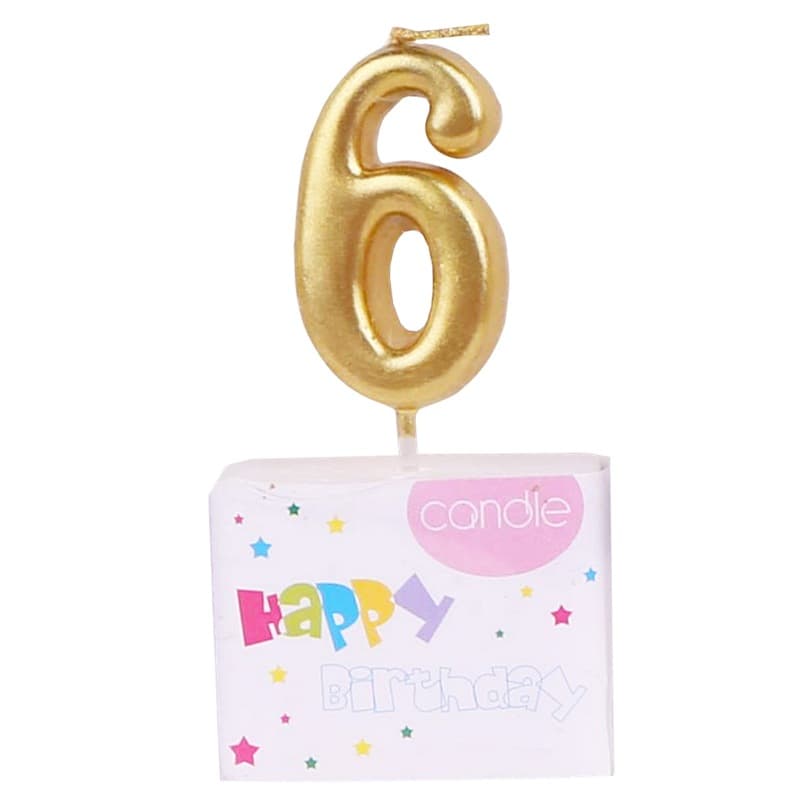Atacado número dourado vela carta aniversário vela banhado a ouro bolo decoração criativa sem fumaça fábrica de velas do condado de ningjin - imagem 6