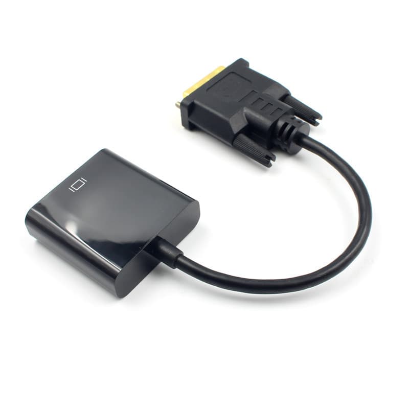 Conversor DVI para VGA dvi24+1 para vga com chip Cabo adaptador DVI-D para VGA Placa gráfica DVI para VGA - imagem 5
