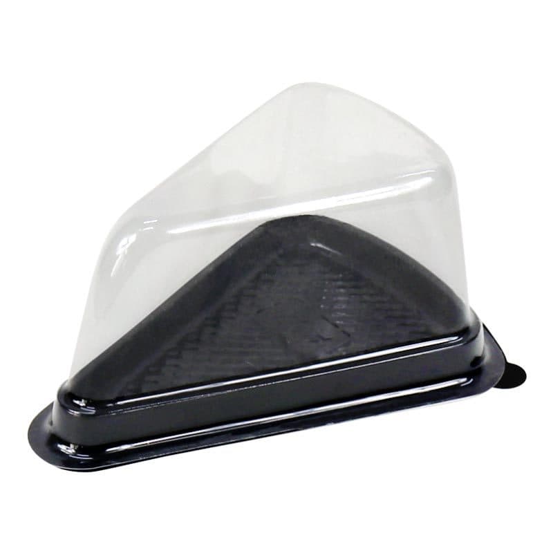 Caixa transparente para bolo suíço, caixa de rolo suíço a03, caixa triangular para pastelaria, corte, mousse, queijo, 100 peças - imagem 5