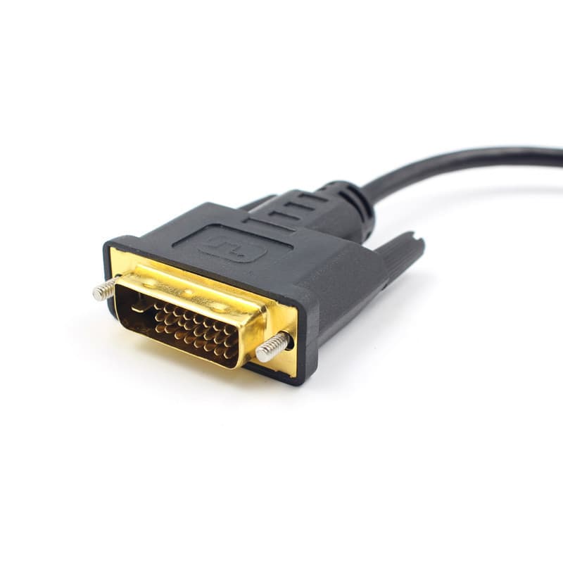 Conversor DVI para VGA dvi24+1 para vga com chip Cabo adaptador DVI-D para VGA Placa gráfica DVI para VGA - imagem 6