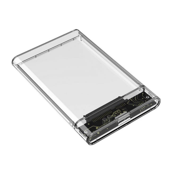 Máquina de estado sólido ssd transparente, notebook de 2.5 polegadas, porta serial sata, usb 3.0, caixa de disco rígido móvel de alta velocidade - imagem 3