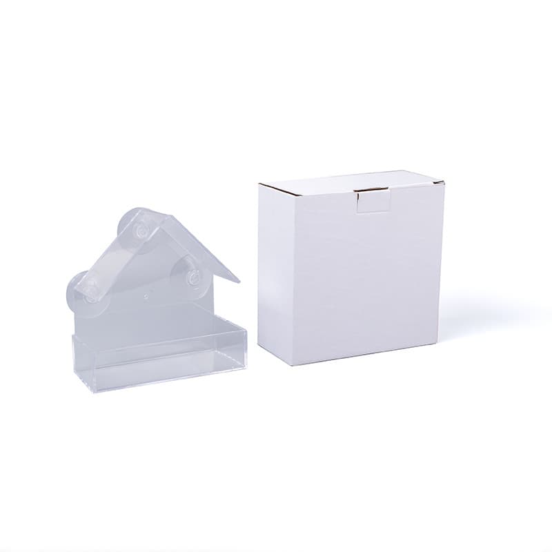Alimentador de pássaros tipo casa, alimentador de ventosa tipo adsorção, alimentador de pássaros preguiçoso, alimentador de ventosa criativo ao ar livre - imagem 5