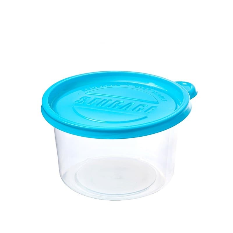 Caixa de embalagem redonda para pesca de frutas, lancheira descartável, tigela de sopa, bola de taro, grama assada, gelatina, sobremesa, comida, tigela de embalagem para viagem - imagem 6
