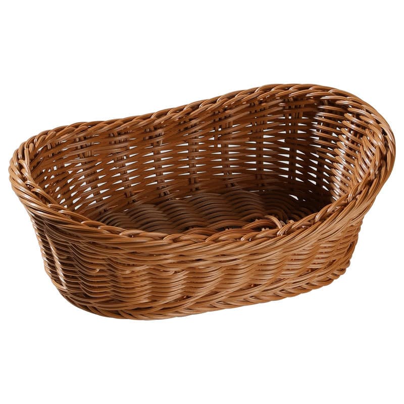 Imitação de rattan pequeno prato de frutas, sobremesa, imitação de rattan, sala de estar, casa, prato de frutas, bandeja, cesta de armazenamento de pão - imagem 5