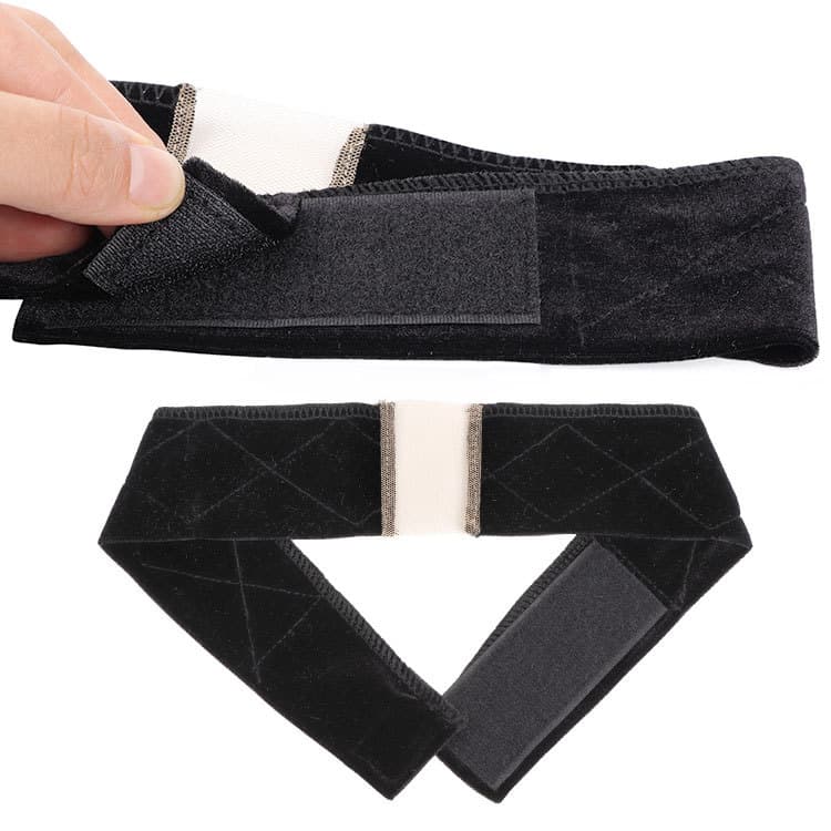 Amazon laço peruca bandana veludo velcro peruca fixação banda laço peruca aperto banda - imagem 4
