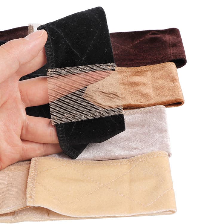 Amazon laço peruca bandana veludo velcro peruca fixação banda laço peruca aperto banda - imagem 3
