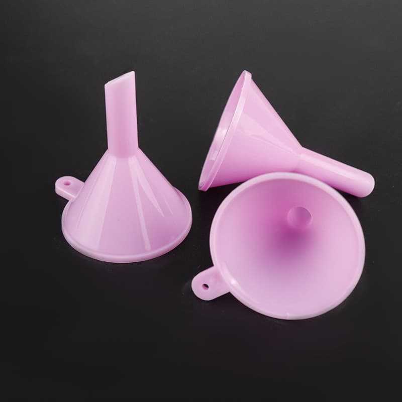 Perfume pequeno de plástico, funil de frasco, toner cosmético, recipiente - imagem 4