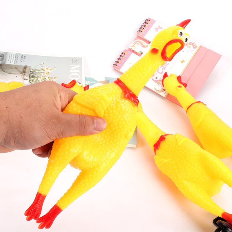 Galinha gritando pequena, brinquedo, antiestresse - imagem 4