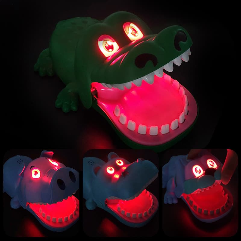 Peixes, tubarão elétrico, jogo de ação interativo, antiestresse, crocodilo, para crianças e pais - imagem 4
