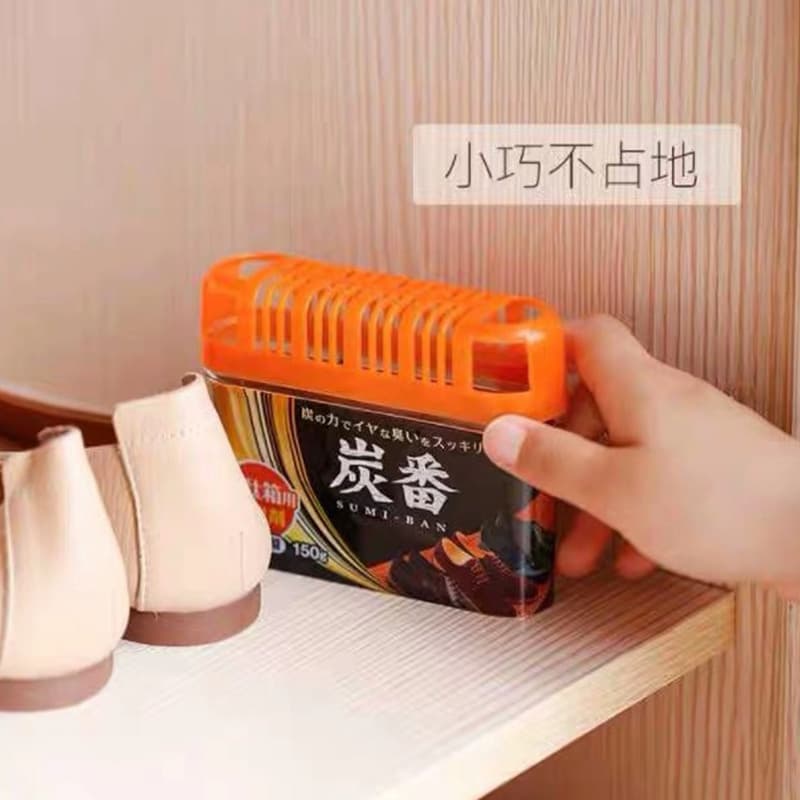 KOKUBO Desodorante importado do Japão para armário de sapatos, ambientador desodorante para sapateira, desodorante para armário de sapatos desodorizante a carvão - imagem 3