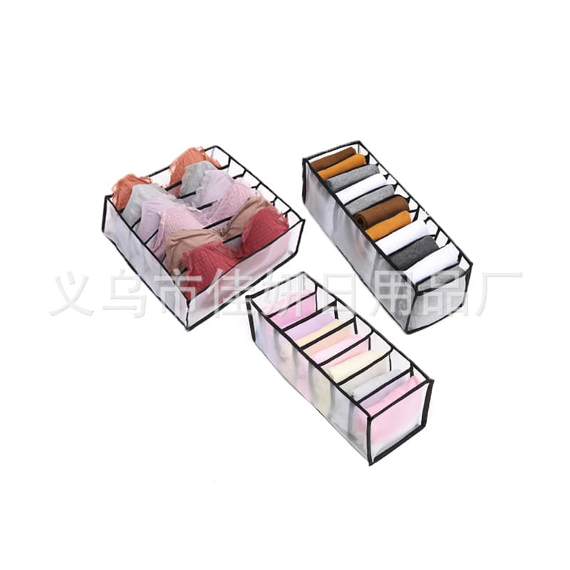 Roupa interior, caixa de armazenamento dobrável, sutiã, collants, meias - imagem 6