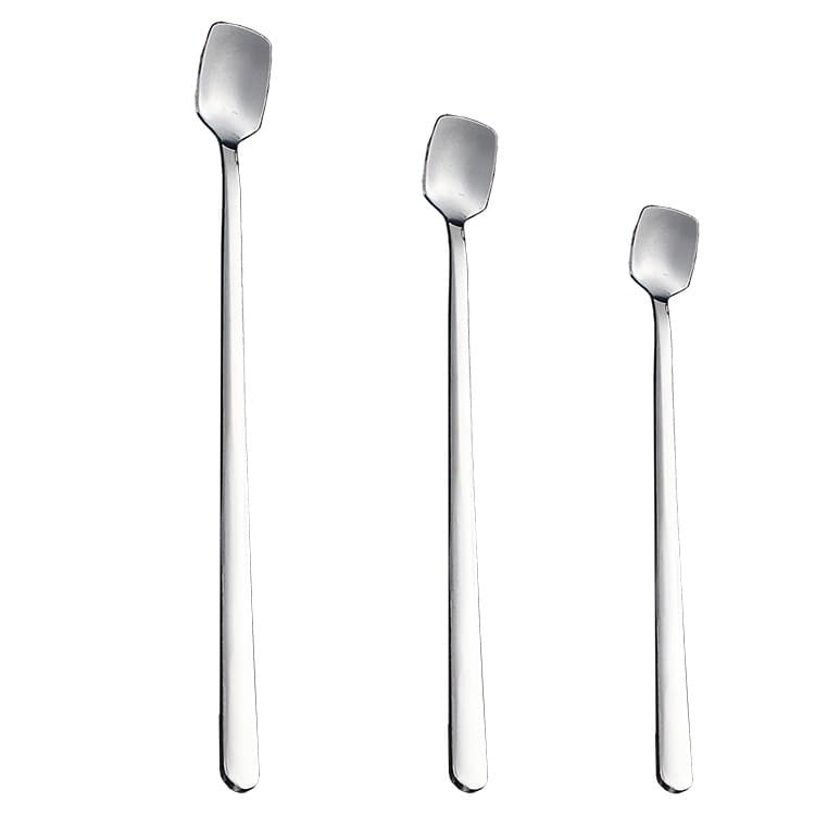 Colher criativa de aço inoxidável, bastão para misturar café, presente de aniversário - imagem 6