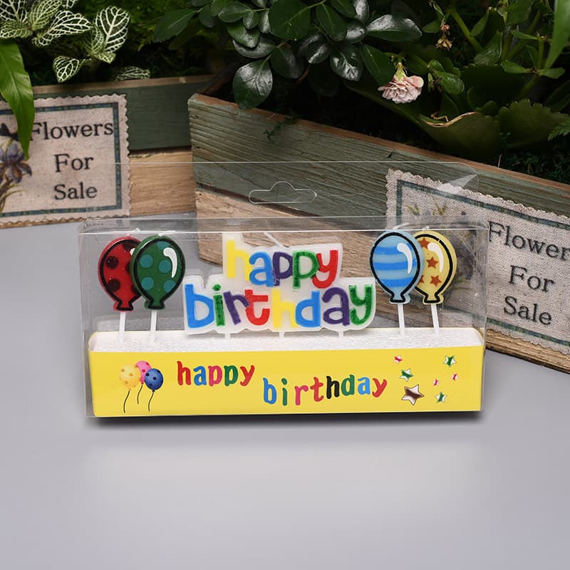 Feliz aniversário colorido banhado a ouro inglês carta vela ouro feliz aniversário bolo sobremesa decoração de mesa - imagem 4