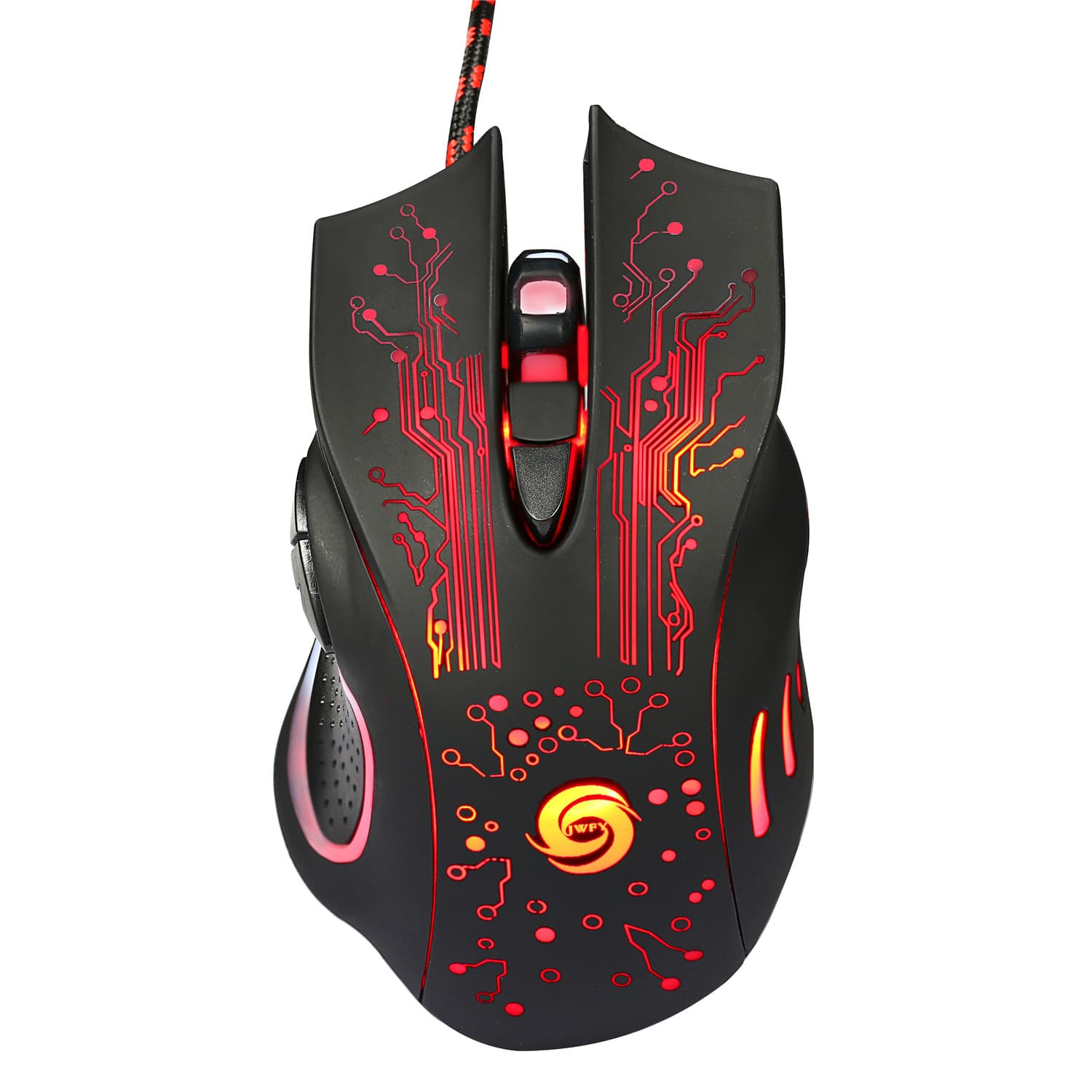Mouse para jogos com fio de grau e-sports de 7200DPI, acessórios de computador, RGB colorido de escritório - adequado para Win11 - imagem 4