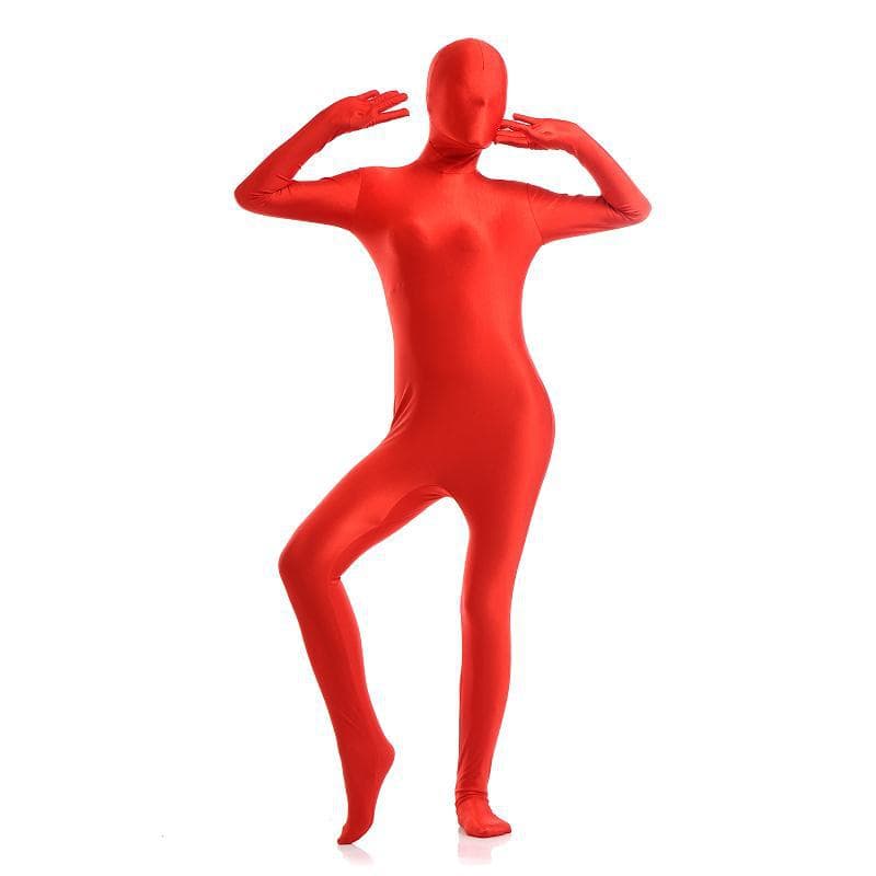 ZENTAI meia-calça com tudo incluído cor sólida cross-dressing roupas de ginástica roupas de performance de palco roupas de animação macacão roupas modeladoras - imagem 3