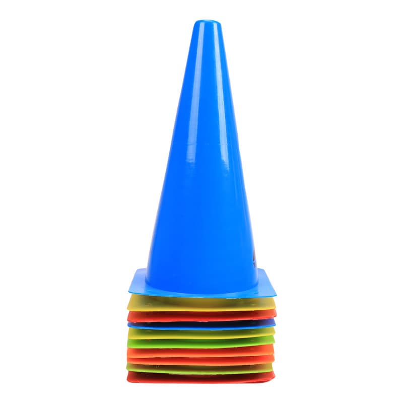Produção e atacado de 32cm logotipo barril cone obstáculo de treinamento de futebol novo material macio - imagem 2