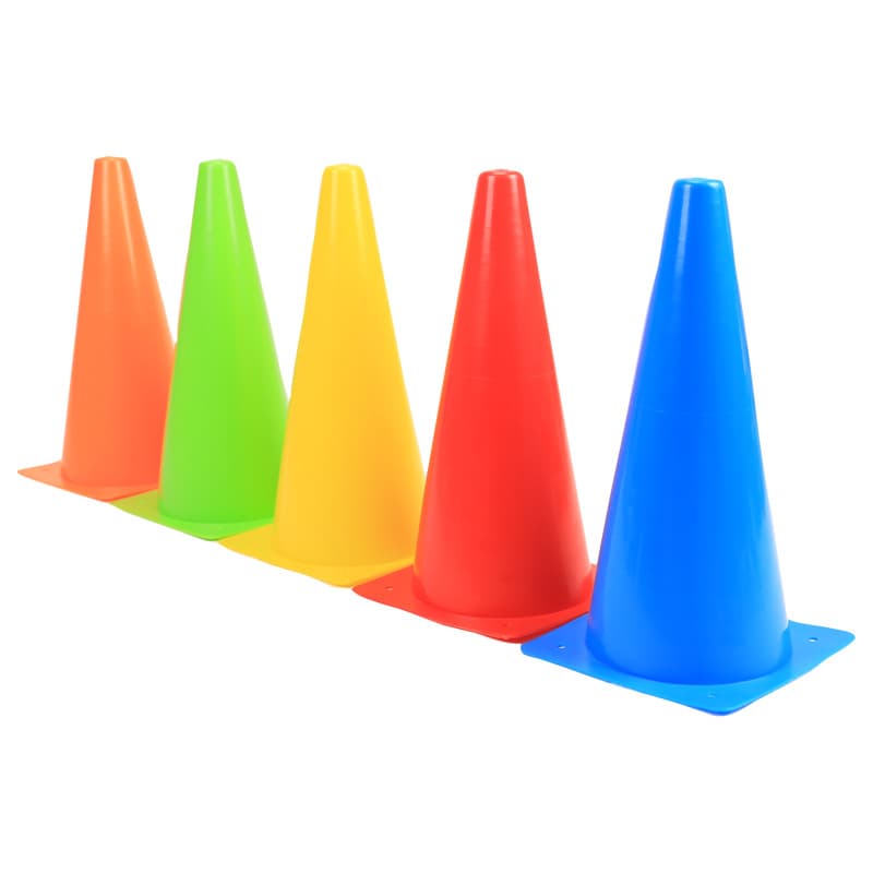 Produção e atacado de 32cm logotipo barril cone obstáculo de treinamento de futebol novo material macio - imagem 3
