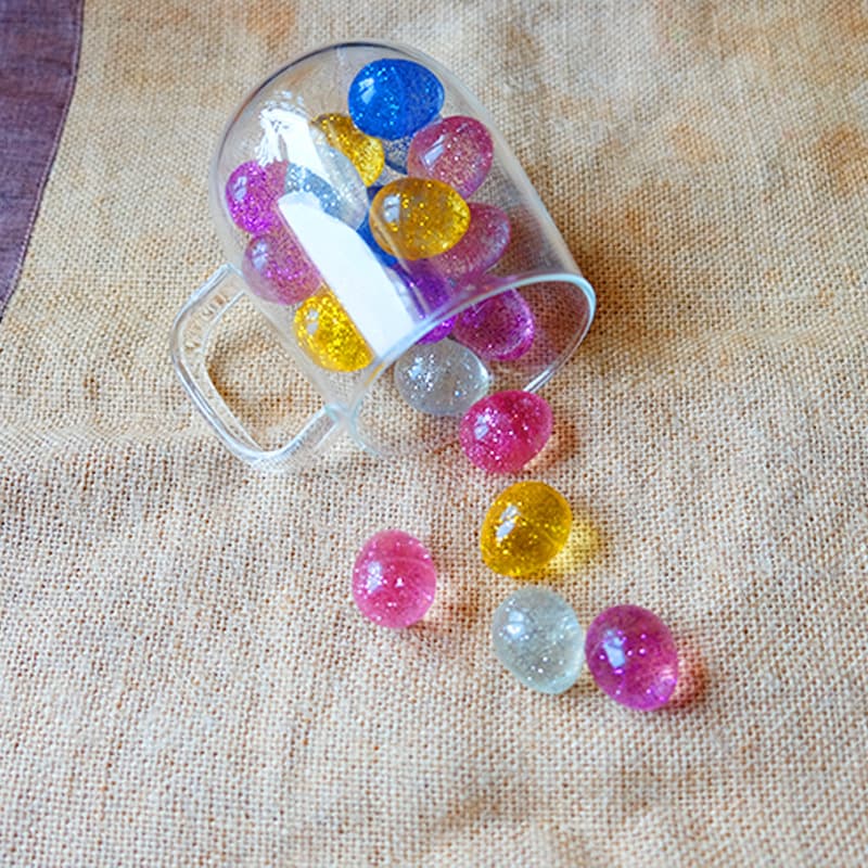 Céu estrelado de borracha, bola saltitante para pular, brinquedo misto multicolorido, estilo familiar - imagem 3